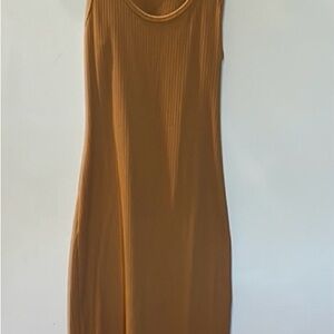 Wild Fable Brown Sleeveless Sheath Dress